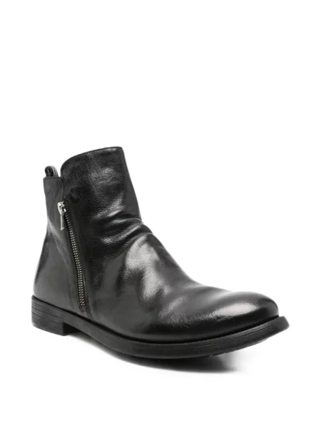 Botine Officine Creative din piele negru