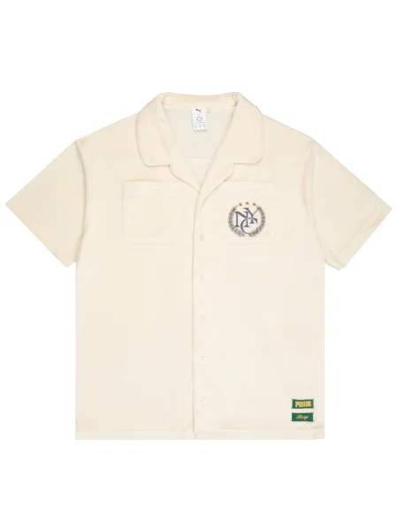 PUMA Funkcionális ing zöld / fekete fehér