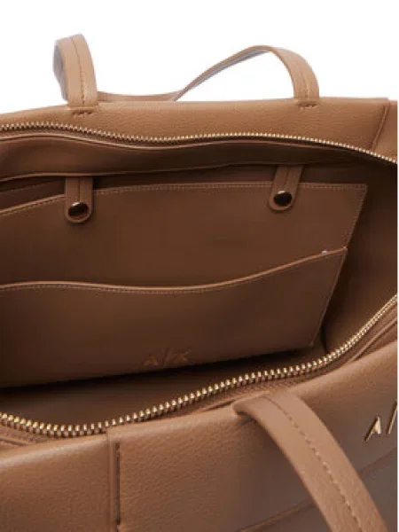 Kabelka Armani Exchange hnědá