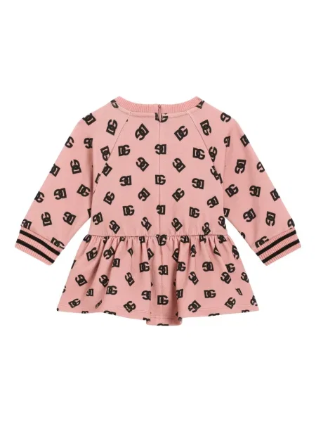 Sukienka dziecięca Dolce And Gabbana różowa