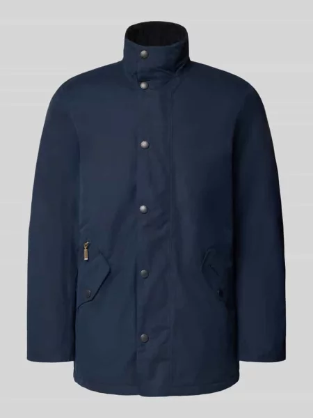 Kurtka funkcyjna o kroju regular fit ze stójką Barbour granatowa