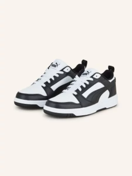 Puma Sneakersy Rebound V6 Lo Jr 01 biały