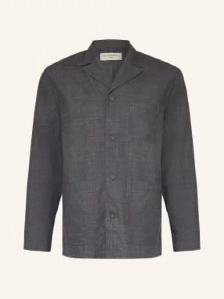 Officine Générale Sako Archer Slim Fit šedá