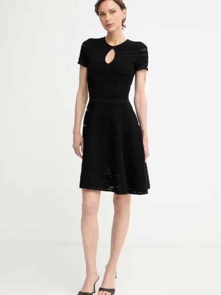 Marciano by Guess rochie tricotată ajurată CAROL negru