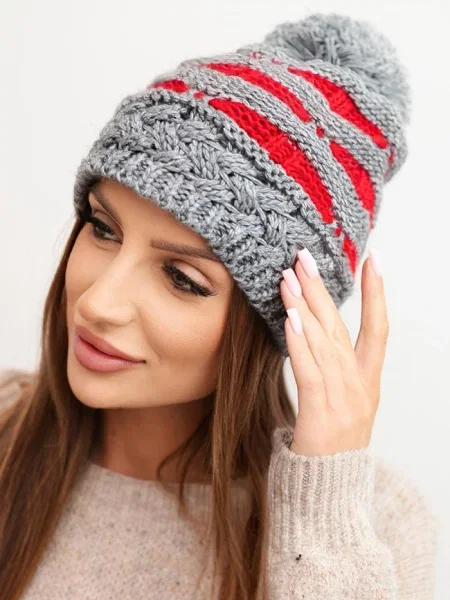 Căciulă Kesi de lână gri