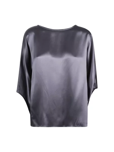 Jedwabna bluzka Eleventy czarna