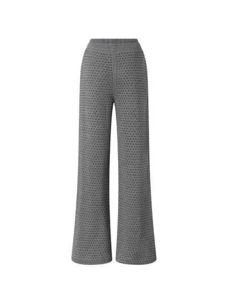 Stras pantaloni Pinko alergare gri