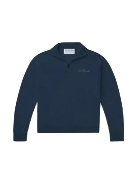 Sweter Mc2 Saint Barth wełniany niebieski