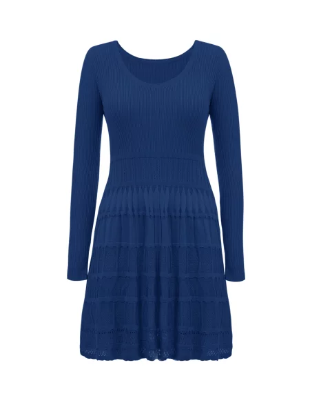 Imily Bela Rochie tricotat bleumarin