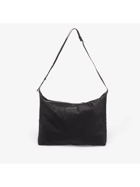 Τσάντα Mm6 Maison Margiela με γούνα μαύρο