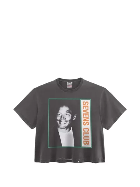 Tricou Triple Sevens cu imagine gri