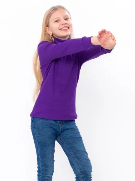 Дитячий Гольф Носи своє бавовна/еластан фіолетовий