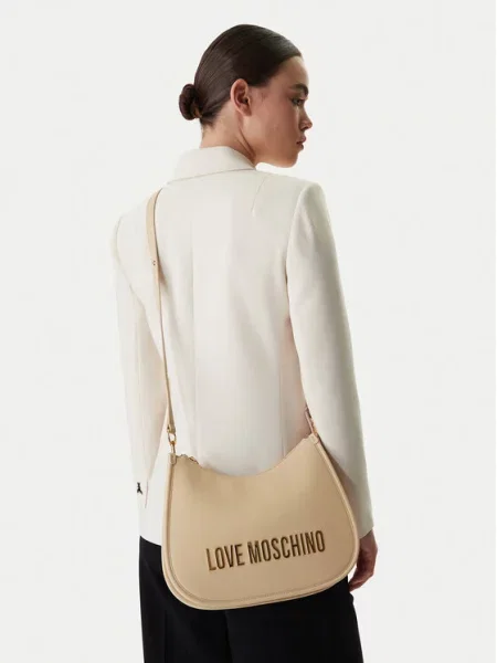 Torebka LOVE MOSCHINO beżowa
