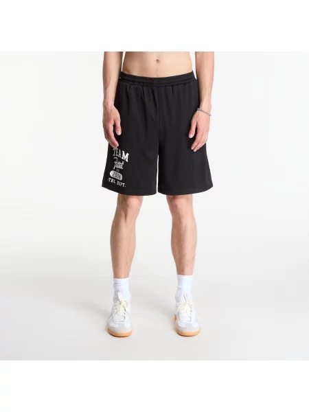 Pantaloni scurți Patta Athletic Mesh Shorts Black L negru