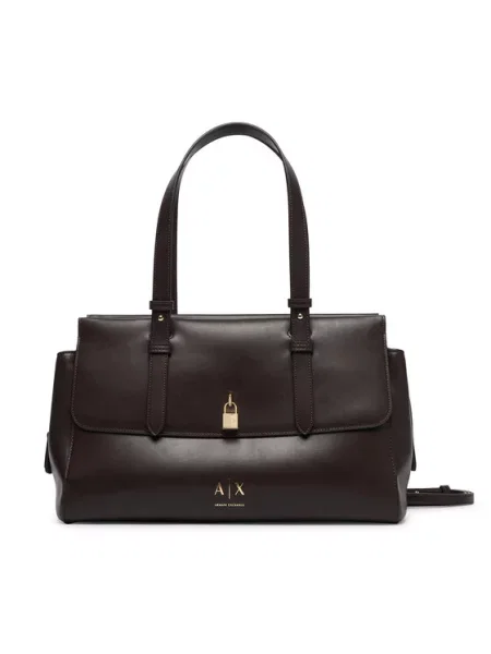 Kabelka Armani Exchange hnědá