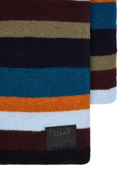 Fular Paul Smith cu dungi albastru