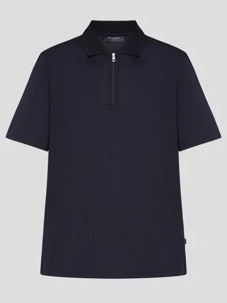 Поло Maerz синее