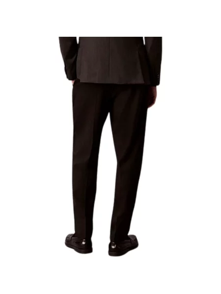 Calvin Klein De lână pantaloni negru