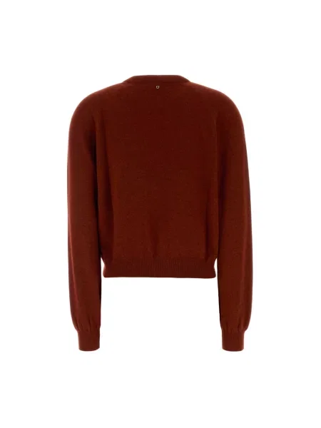 Sweter Ferragamo wełniany czerwony