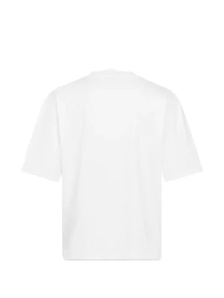 Tricou Dsquared2 cu broderie alb