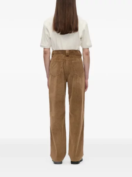 Pantaloni Berner Kühl de catifea cord maro