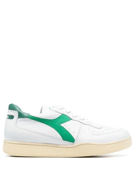 Sneakerși Diadora din piele alb