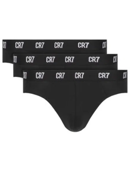 Pánske boxerky Basic Brief 3 páry black čierna