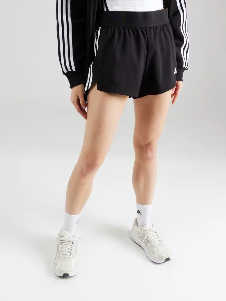 ADIDAS PERFORMANCE Športové nohavice HYGLM / biela čierna