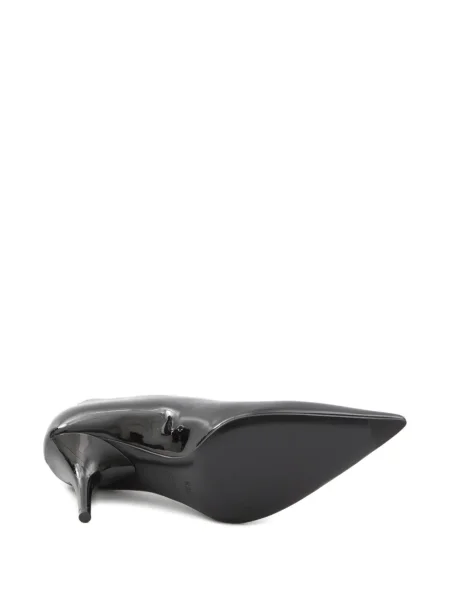 Pantofi cu toc Gucci din piele de lac negru