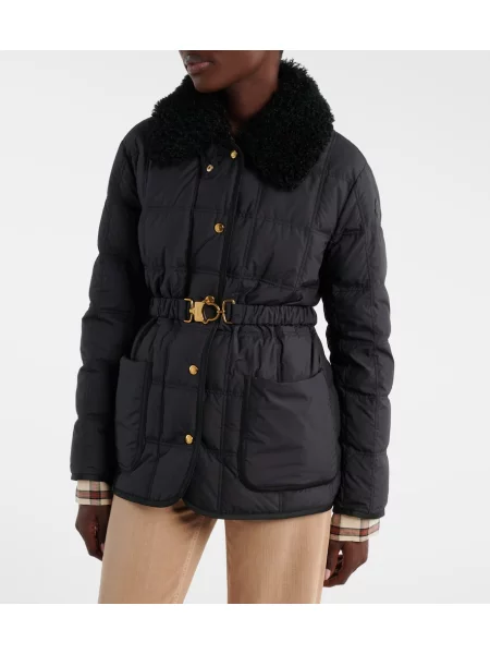 Geacă cu puf Moncler negru