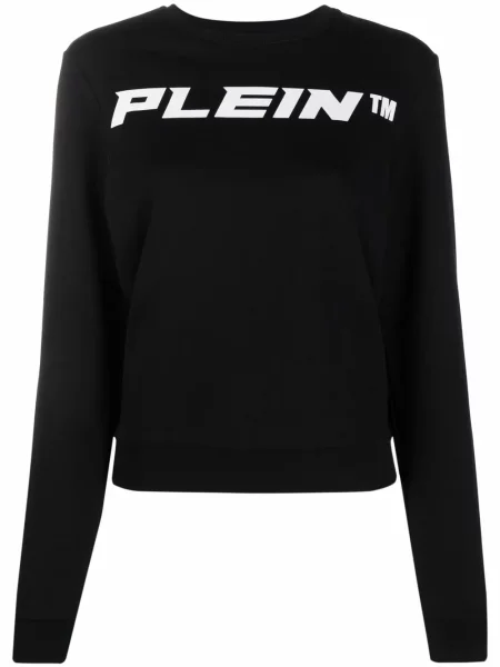 Hanorac Philipp Plein cu imagine negru