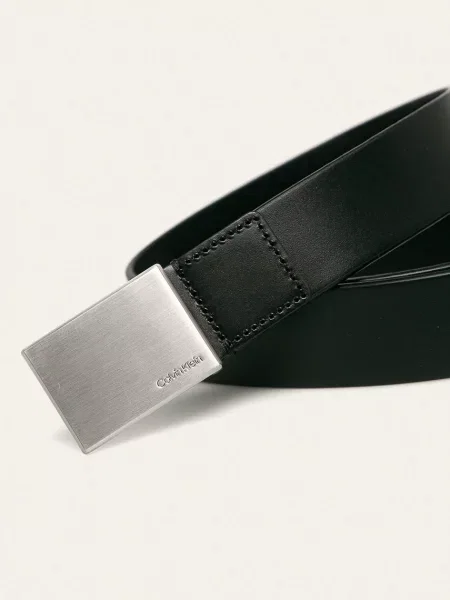 Calvin Klein usnjen črna