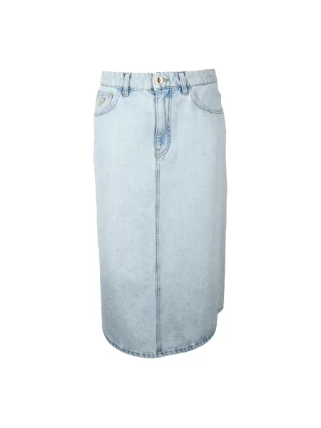 Długa spódnica maxi Blumarine niebieska