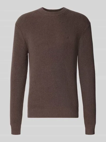 Sweter o kroju slim fit z czystej bawełny w imitacji dzianiny Replay