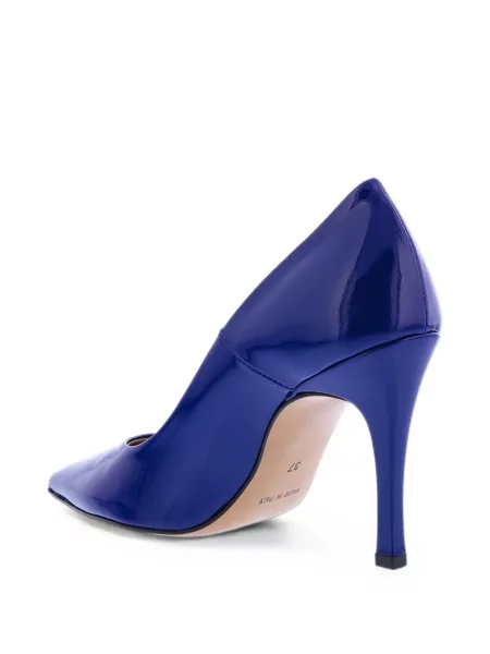 Pantofi cu toc Biancadi din piele violet