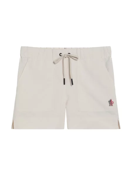 Szorty Moncler ze sznurkiem beżowe