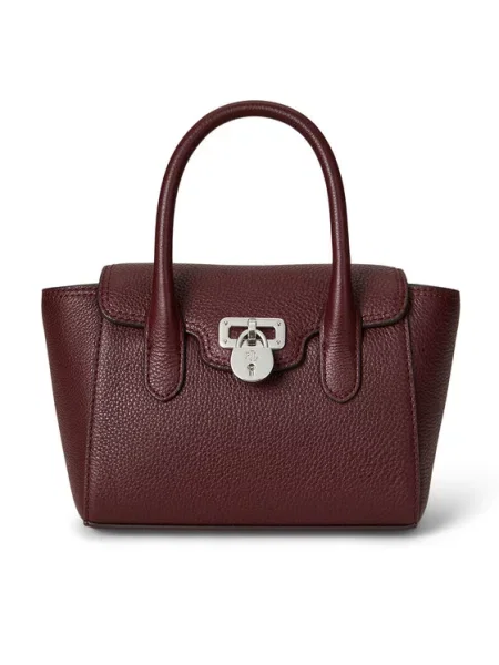 LAUREN RALPH LAUREN Ročna torba Small Tanner Bordo rdeča
