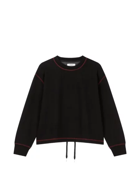 Hanorac Tomboy cu cordon negru