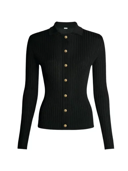 Cardigan Balmain tricotate negru