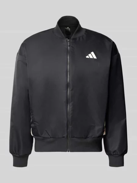 Bomberka z zamkiem błyskawicznym Adidas Sportswear czarna