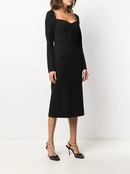Oblekové šaty Dolce & Gabbana černé