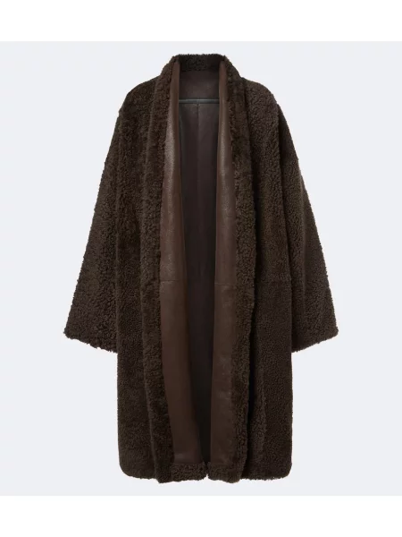 Reversibil palton Tom Ford din piele maro