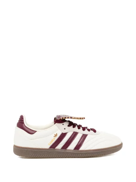 Pantaloni Adidas cu dungi alergare cu broderie albastru
