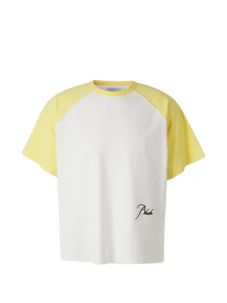 Tricou Rhude cu imagine alb