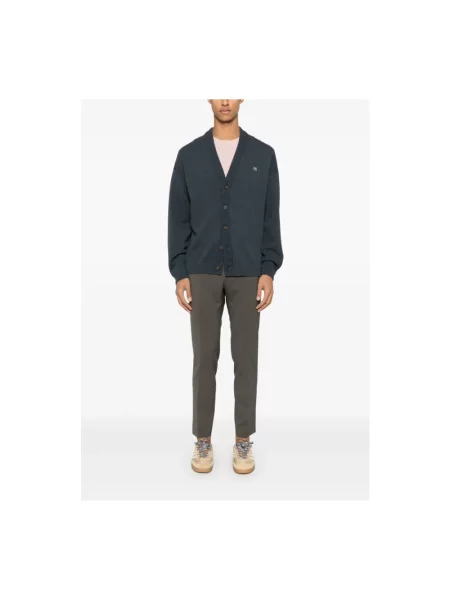 Dzianinowy kardigan Maison Kitsune szary