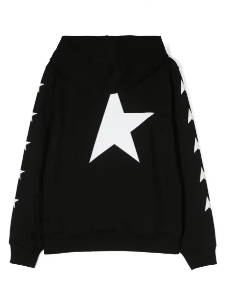 Bluza z kapturem dziecięca Golden Goose czarna