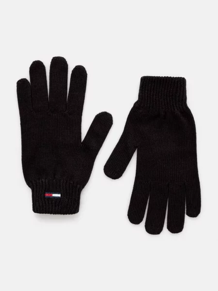 Tommy Jeans manusi de negru