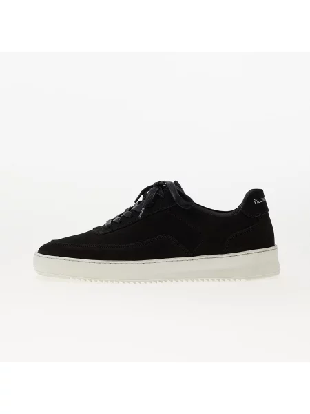 Велурени маратонки Filling Pieces Mondo Ripple Nubuck черно