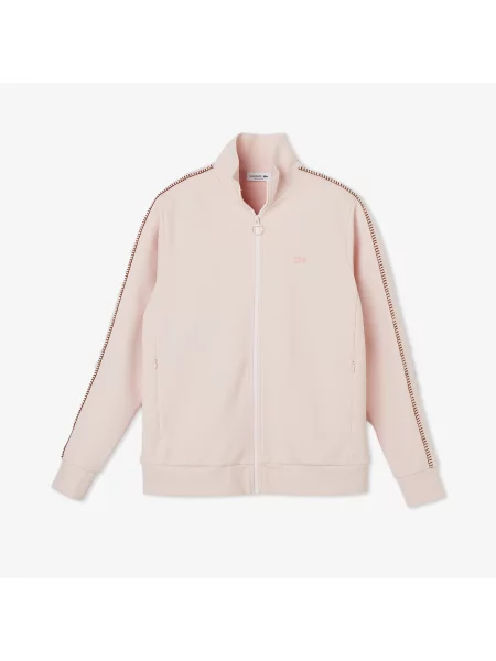 Lacoste Bluza Ze Stójką Regular Fit Jasnoróżowa różowy