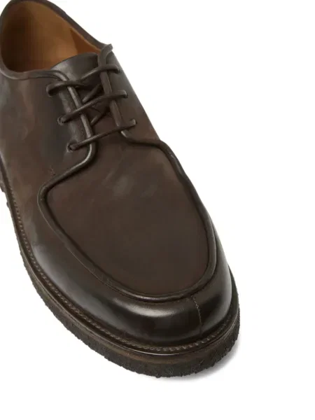 Pantofi derby Marsell din piele maro